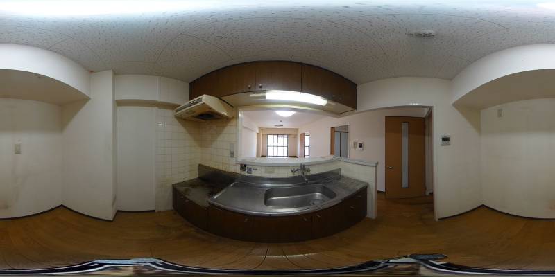 パノラマ画像キッチン