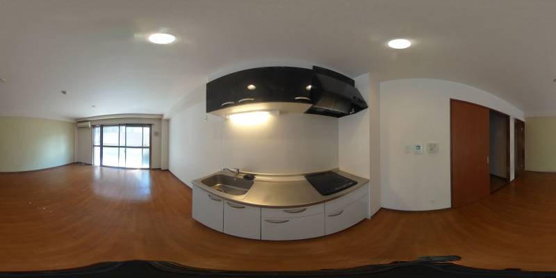 パノラマ画像キッチン