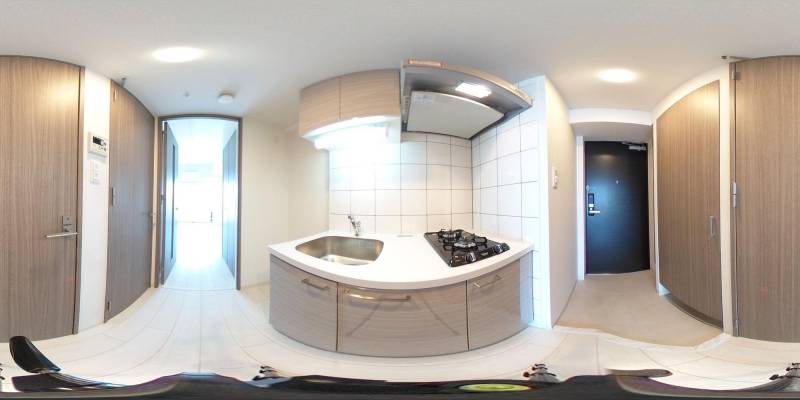 パノラマ画像キッチン