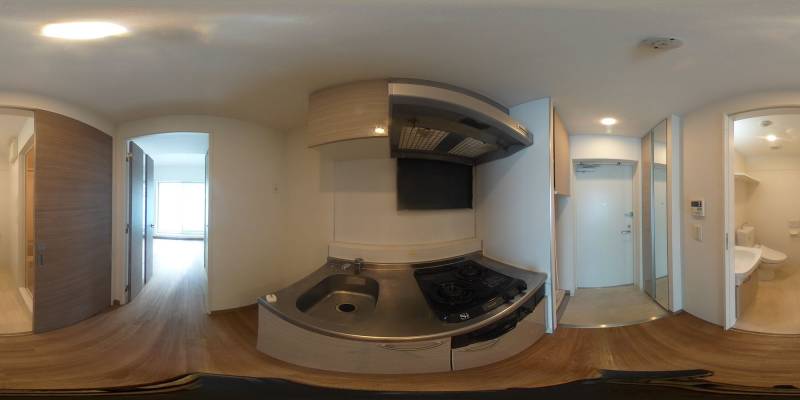 パノラマ画像キッチン