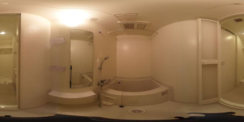 パノラマ画像バスルーム