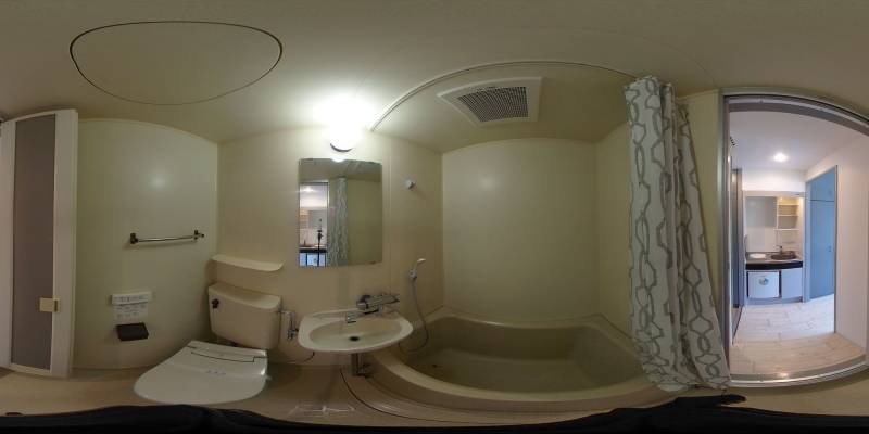 パノラマ画像バスルーム