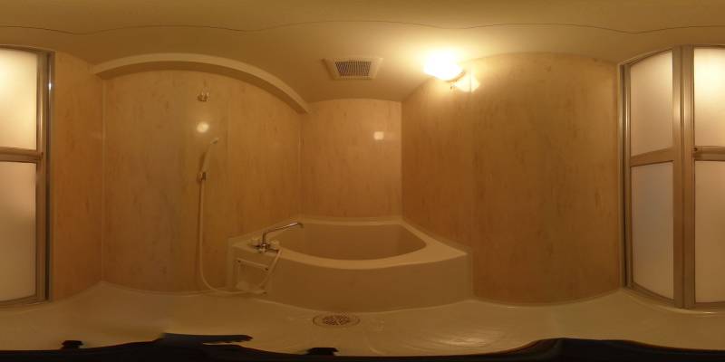 パノラマ画像バスルーム