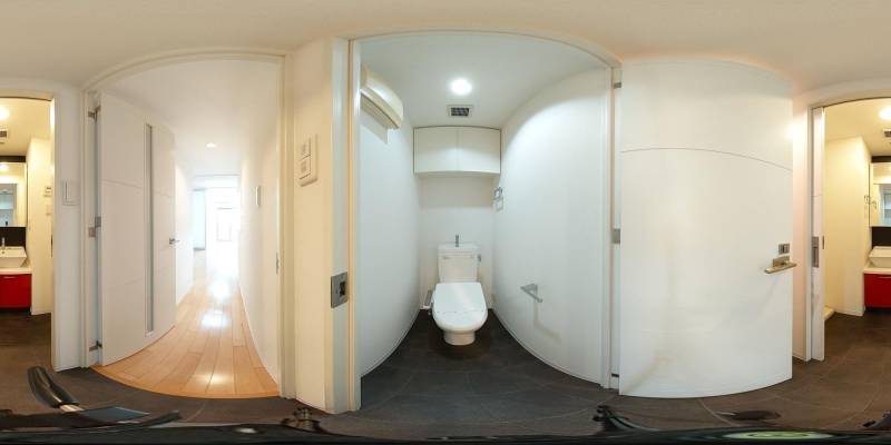 パノラマ画像トイレ