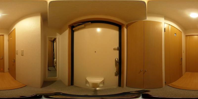 パノラマ画像玄関