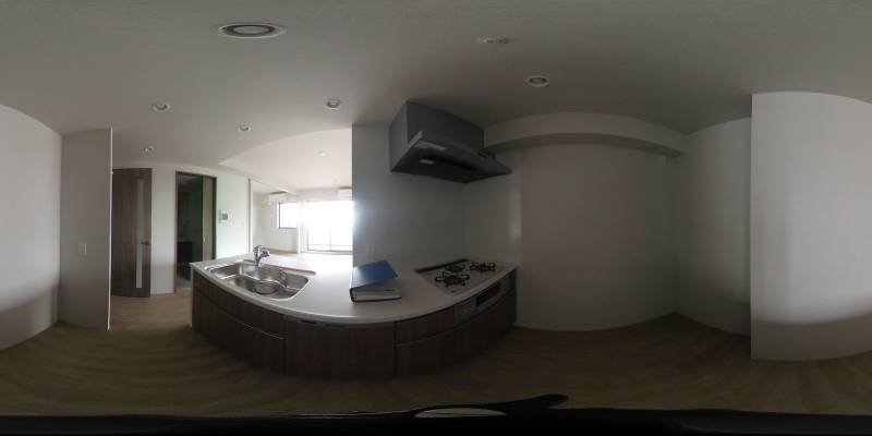 パノラマ画像キッチン