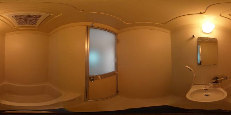 パノラマ画像バスルーム