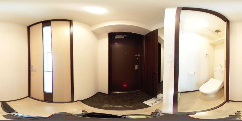 パノラマ画像玄関