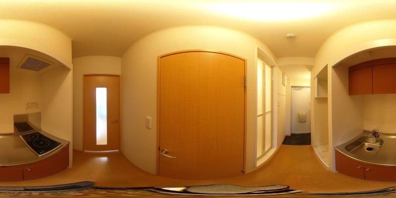 パノラマ画像キッチン