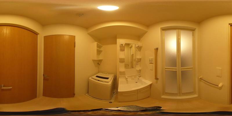 パノラマ画像洗面所