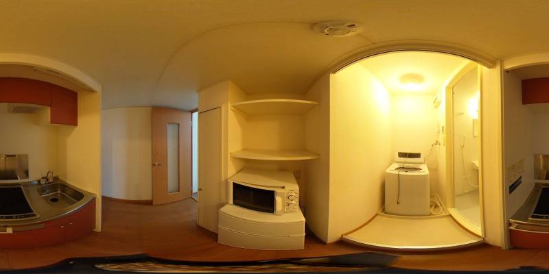 パノラマ画像キッチン