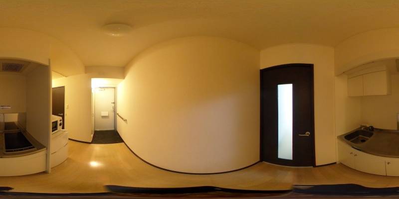 パノラマ画像キッチン