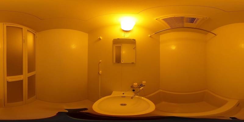 パノラマ画像バスルーム