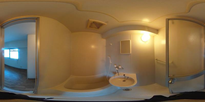 パノラマ画像バスルーム