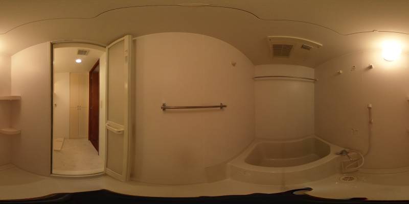 パノラマ画像バスルーム