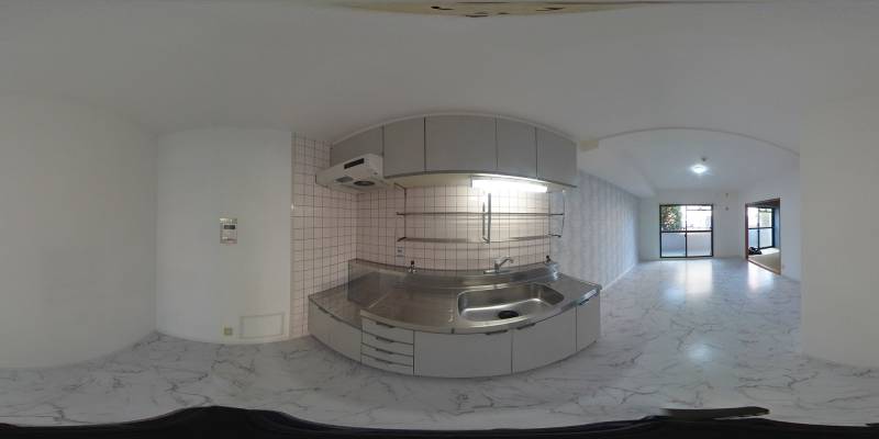 パノラマ画像キッチン