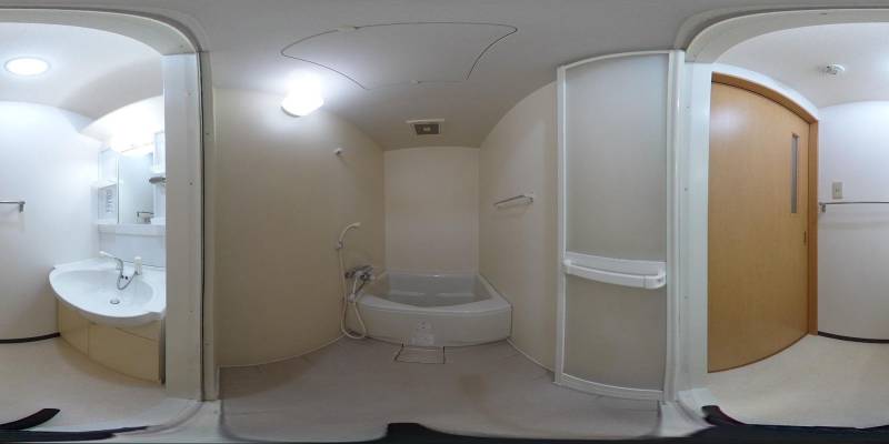 パノラマ画像バスルーム