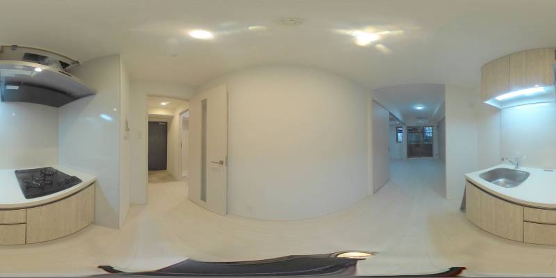 パノラマ画像キッチン