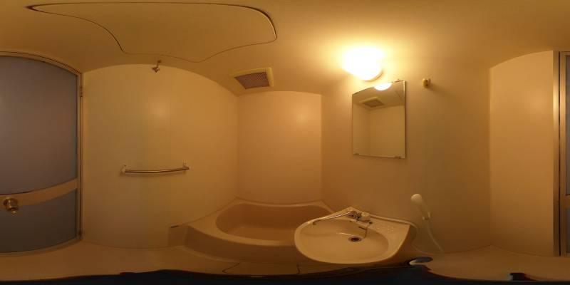 パノラマ画像バスルーム