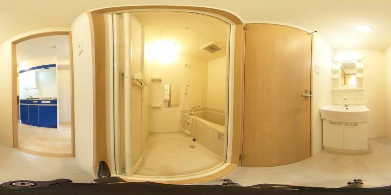 パノラマ画像バスルーム