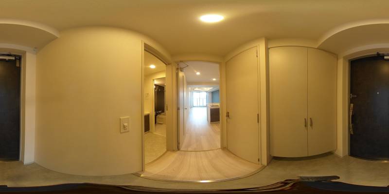 パノラマ画像玄関