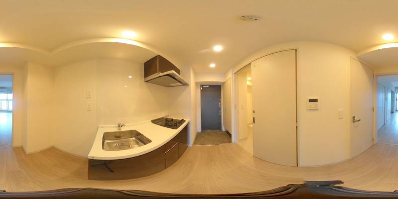 パノラマ画像キッチン