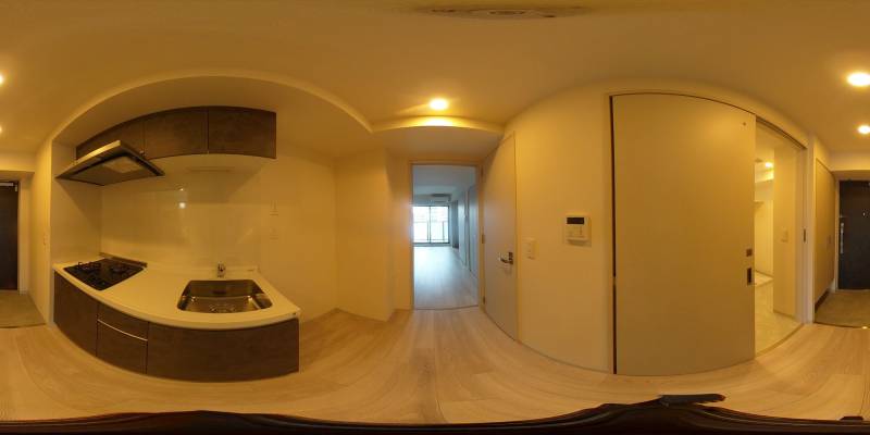 パノラマ画像キッチン