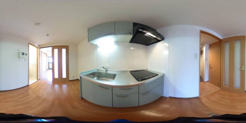 パノラマ画像キッチン