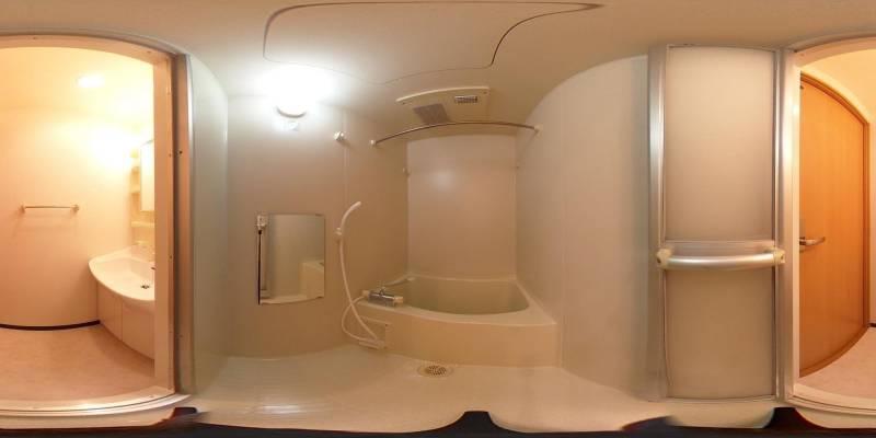 パノラマ画像バスルーム