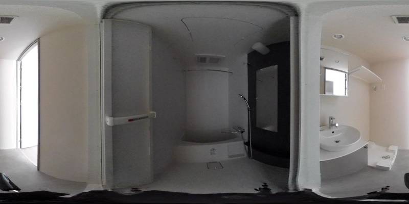 パノラマ画像バスルーム