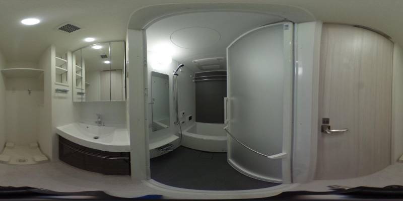 パノラマ画像バスルーム