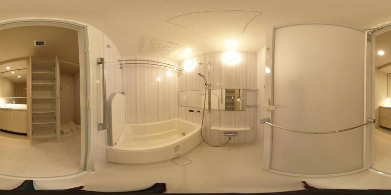 パノラマ画像バスルーム