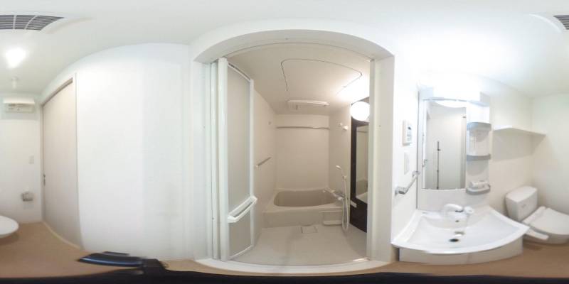 パノラマ画像バスルーム