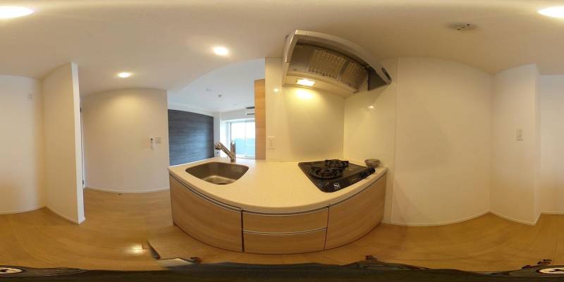 パノラマ画像キッチン