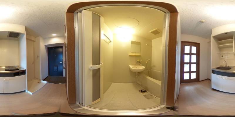 パノラマ画像バスルーム