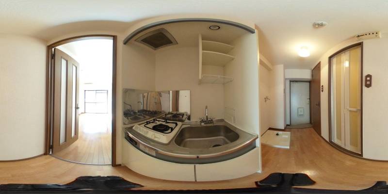 パノラマ画像キッチン