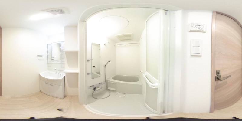 パノラマ画像バスルーム