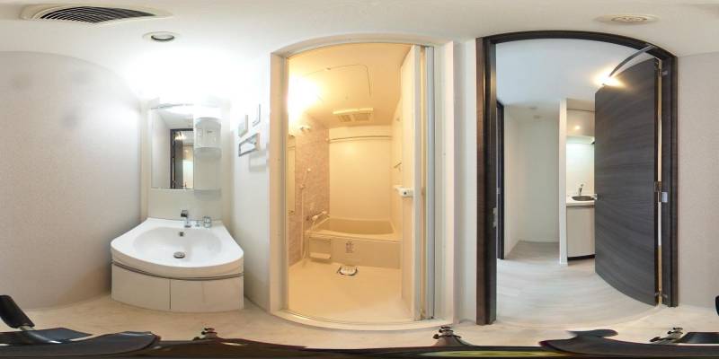 パノラマ画像洗面所