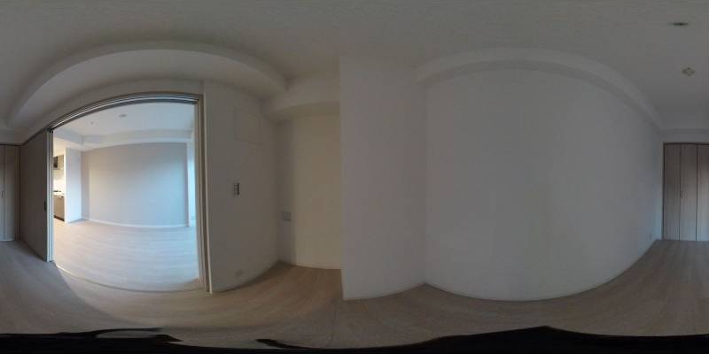 パノラマ画像寝室