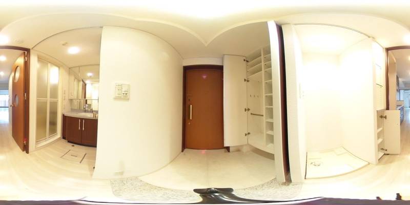 パノラマ画像玄関