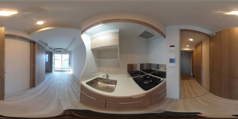 パノラマ画像キッチン