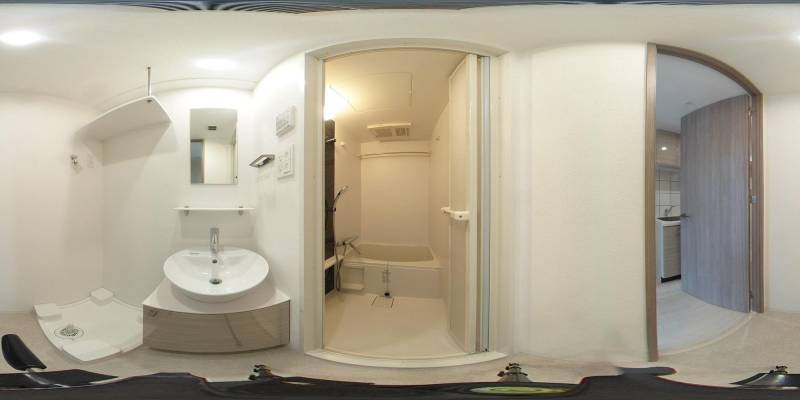 パノラマ画像バスルーム