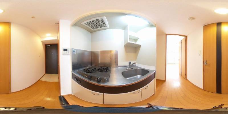 パノラマ画像キッチン