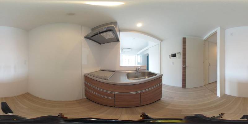 パノラマ画像キッチン