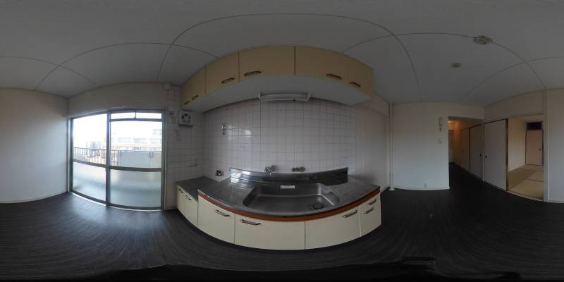 パノラマ画像キッチン