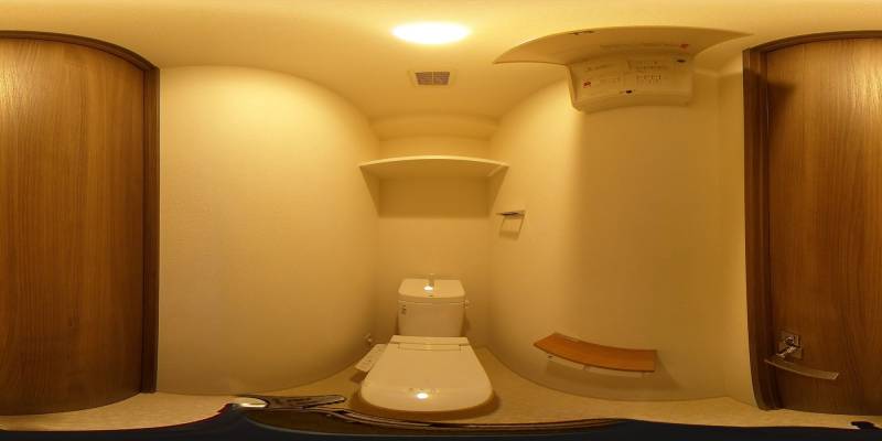 パノラマ画像トイレ