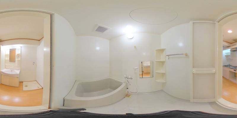 パノラマ画像バスルーム