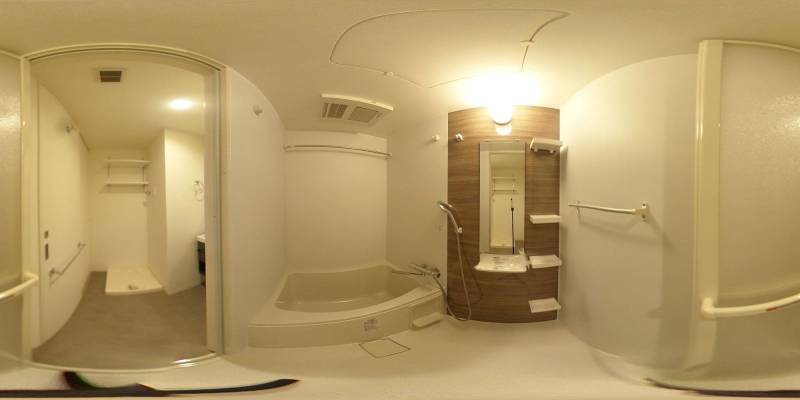 パノラマ画像バスルーム