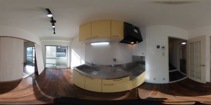 パノラマ画像キッチン