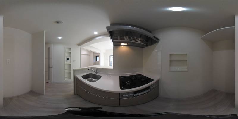 パノラマ画像キッチン